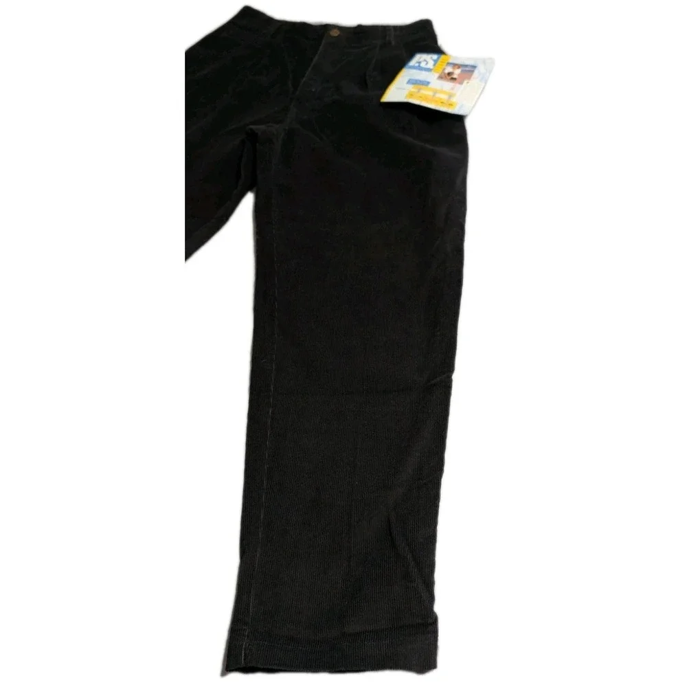 Vintage P.S. Gitano Corduroy Pants Womens‎ 12 Short NWT Pleated Tapered